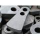 Double Hole Manganese Hammer Crusher Spare Parts By Lost Foam Casting Process