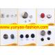 Metal Material and Round Shape pearl snap button