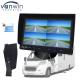 10.1 Inch 4 Channel Car Monitor Large Size HD Surveillance Screen For A Variety Of Vehicles
