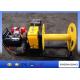 4HP Rated Load Portable Diesel Cable Winch For Transmission Line Laying Projects