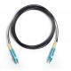Drop Cable Corning Optical Fiber Patch Cord LC/UPC To LC/UPC OM3 50/125 Duplex 3Mtrs LSZH