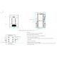 Stainless Steel Lab Air Shower With LED Lighting System 22-30m/s Air Velocity 1000-3000m3/h Air Flow