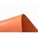 2.5m Orange Color Waterproof PVC Tarpaulin Plain Style Easily Washable
