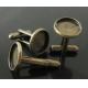 WholesaleAnti-brass cufflink for garment accessory