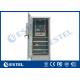Temperature Control Outdoor Telecom Cabinet  IP55 Ingress Protection With Generator Socket