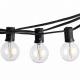 LED Globe String lights Hanging E17 base G40 Bulbs  string  Christmas decorated