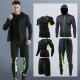 Anti Pilling Casual Jogging Suits Plain Dyed Training Sportswear Sets