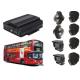 WIFI 8 Channel Vehicle Security Camera System With GPS Tracking / Video Display