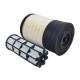Glass Fiber Core Components Air Filter Element P626096 350.7mm Height for Filtration