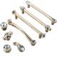 Crystal 5in Cabinet Hardware Handle , Cabinet Handles And Knobs No Corrosion