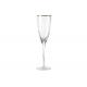 Hotel 27mm Lead Free Crystal Champagne Glasses , Spirits Stemmed 3 Ounce Martini