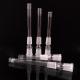 Clear Glass Beaker Bong Attachments Glass Downstem Diffuser 14mm To 14mm