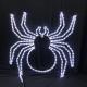 2018 Halloween festival spider pattern white LED rope light motif light IP55 garden indoor/outdoor decoration lighting