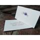 High End Blind Debossed Business Cards Colorful Name Cards Extraordinary Touching