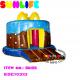 Colourful Happy Birthday Inflatable Bouncy Castle For Children Bounce Castle