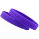 Promotional Embossed Silicone Wristbands Soft Style Thickness 2mm