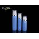 Logo Painting Airless Pump Bottles PP Material Blue Coloe Cylinder Shape
