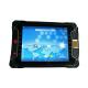 OEM 8‘’ Rugged Tablet PC Mobile Fingerprint Scanner 1.5M Drop Resistance