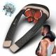 Black Neck Shoulder Massager Machine With Heat Function