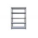 5 Tier Hieght 690mm Boltless Metal Shelving Gourd Hole Rivet Lock