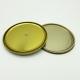 153mm Gallon Paint Can Components , Tinplate Thickness 0.23mm With Gold Lacquer , Tin Can Lids