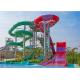 Boomerang Fiberglass Water Slide Giant Aqua Park Equipment FRP 12m Height