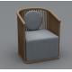 Strong Pressure Capacity Teak Solid Wood Armchair With ISO14001 Approval