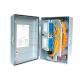 Grey IP55 Plastic Fiber Termination Kits 1x16 1X32 PLC Splitter Box