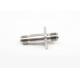 Stainless Steel MMW Straight 2.4mm RF Adapter 4 Holes Flange Female to Female