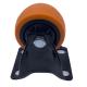2 Inch Orange PU Tread Wheel with Rigid Solid Plate Caster