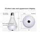 Bulb Dual Light E27 Wireless Wifi Home Security Cameras Automatic Alarm