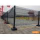 PVC Coated  Prison Privacy  358 Anti Climb Security Fencing