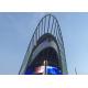 IP67 7200CD/sqm Outdoor LED Transparent Screen 2R2G2B For Window Display