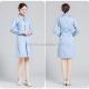 Ladies V-neck Cotton Medical Uniform Scrubs Hot Style Hospital Uniform Design 3 Pockets Ladies Scrub shirt with Factory Price