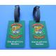 Personalized Club De Golf Levis Member 3D Soft PVC Travel Hang Bag Tags / Name Card Tags For Club Big Event
