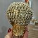 Wholesale High Quality Crystal Round Gold Studded Diamond Curtain Ball NEW Finials