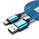 Rohs Aluminum Connector 2A Nylon Braided Data Sync Type C USB Cable