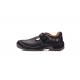 Embossed Leather Upper Steel Toe Safety Sandals , Walking Composite Toe Sandals