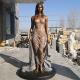 Sexy Naked Woman Statue Bronze Sculpture Life Size Metal Art Garden Decorative Modern