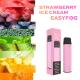 Strawberry Ice Cream Fruit Flavors Disposable Vape Pen Device Prefilled E Liquid