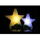 Bar LED Illuminated Furniture Star Shaped PE Material RGB Color Changing