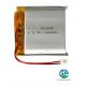 RoHS KC 3.7v Lithium Polymer Battery 1000mah 803535 Lipo Cell 10c
