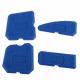 Sealant Grout Scraper Removal Caulking Tool 4Pcs Blue(BC-P011)