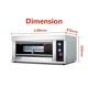 Customized 1-3 Layers And 1-9 Plates Multi-Functional Baking Oven