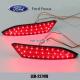 Ford Focus LED Bumper lamp Reflectors taillight brake Backup Lights Reversing light