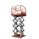 2T Double Scissor Lift Stationary Hydraulic Scissor Lift Table 2000KG