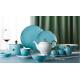 Blue Bone China Dinnerware Porcelain Dinner Set Hotel Collection Bone China