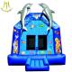 Hansel kids outdoor inflatable bouncer castle with slides Guangzhou