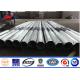 Powerful Galvanized Steel Pole Electric Utility Pole With FRP 9m 7.2mm