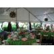 Waterproof Outside Party Tents , Outdoor Canopy Tent White Pvc Fabric Cover